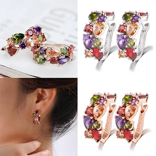 Pendientes tipo Swarosky - Imagen 4