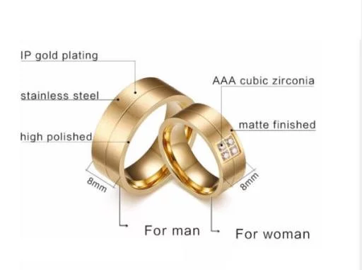 aros modernos novios