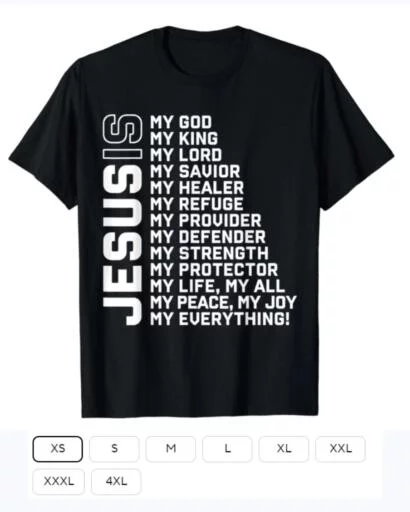 Camiseta JESUS IS