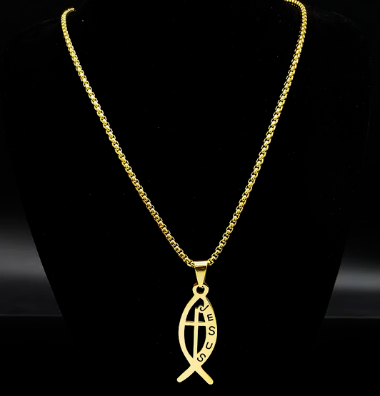 collar y pez jesus - Imagen 2