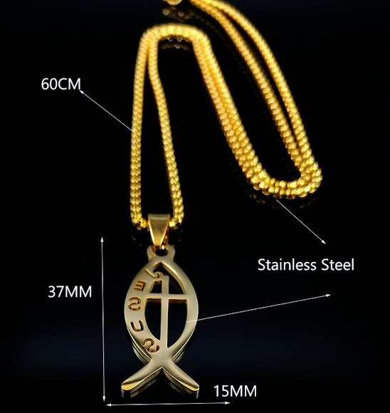 collar y pez jesus - Imagen 4